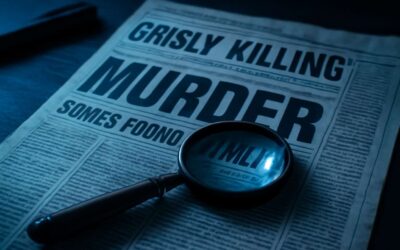 Behind the bylines: crime newspaper articles that reveal true crime stories