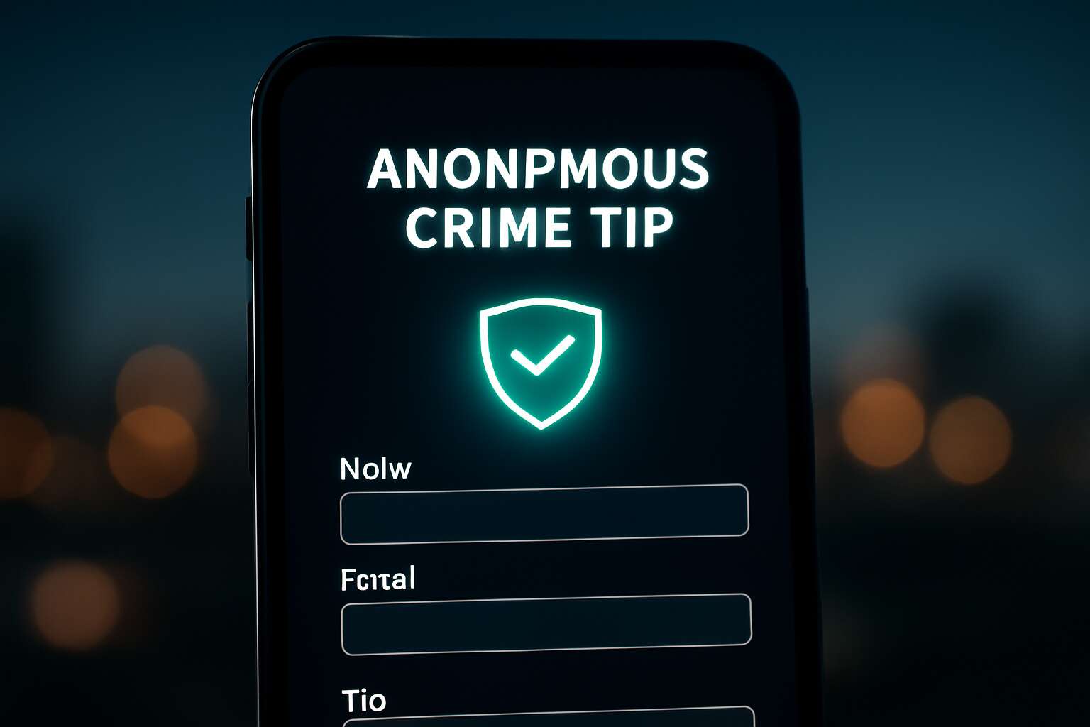 anonymous reporting crime